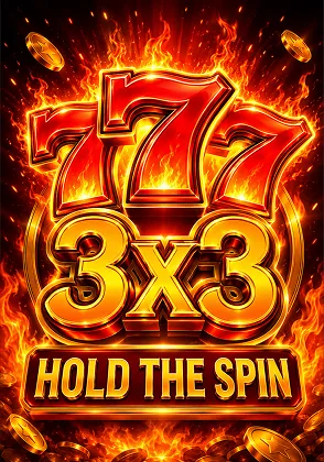3х3 Hold the Spin — เกมสล็อตออนไลน์ค่ายลิขสิทธิ์แท้