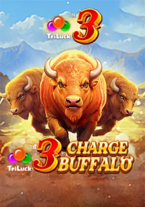 3 Charge Buffalo — เกมสล็อตออนไลน์ค่ายลิขสิทธิ์แท้